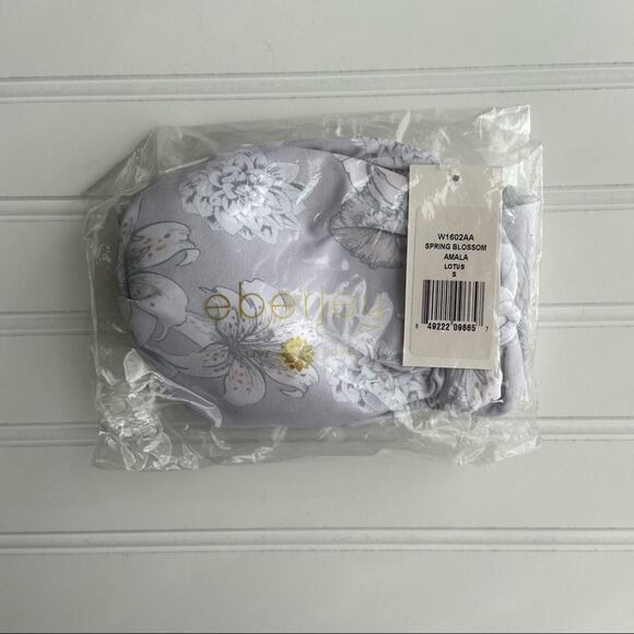 REVOLVE Eberjey M Grey Floral Spring Blossom Amala Strapless Bandeau Bikini Top - Picture 8 of 8